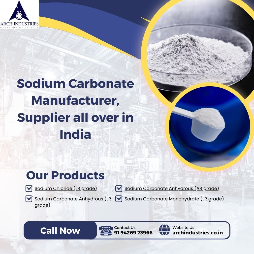 Sodium Carbonate Manufacturer, Supplier all over in India