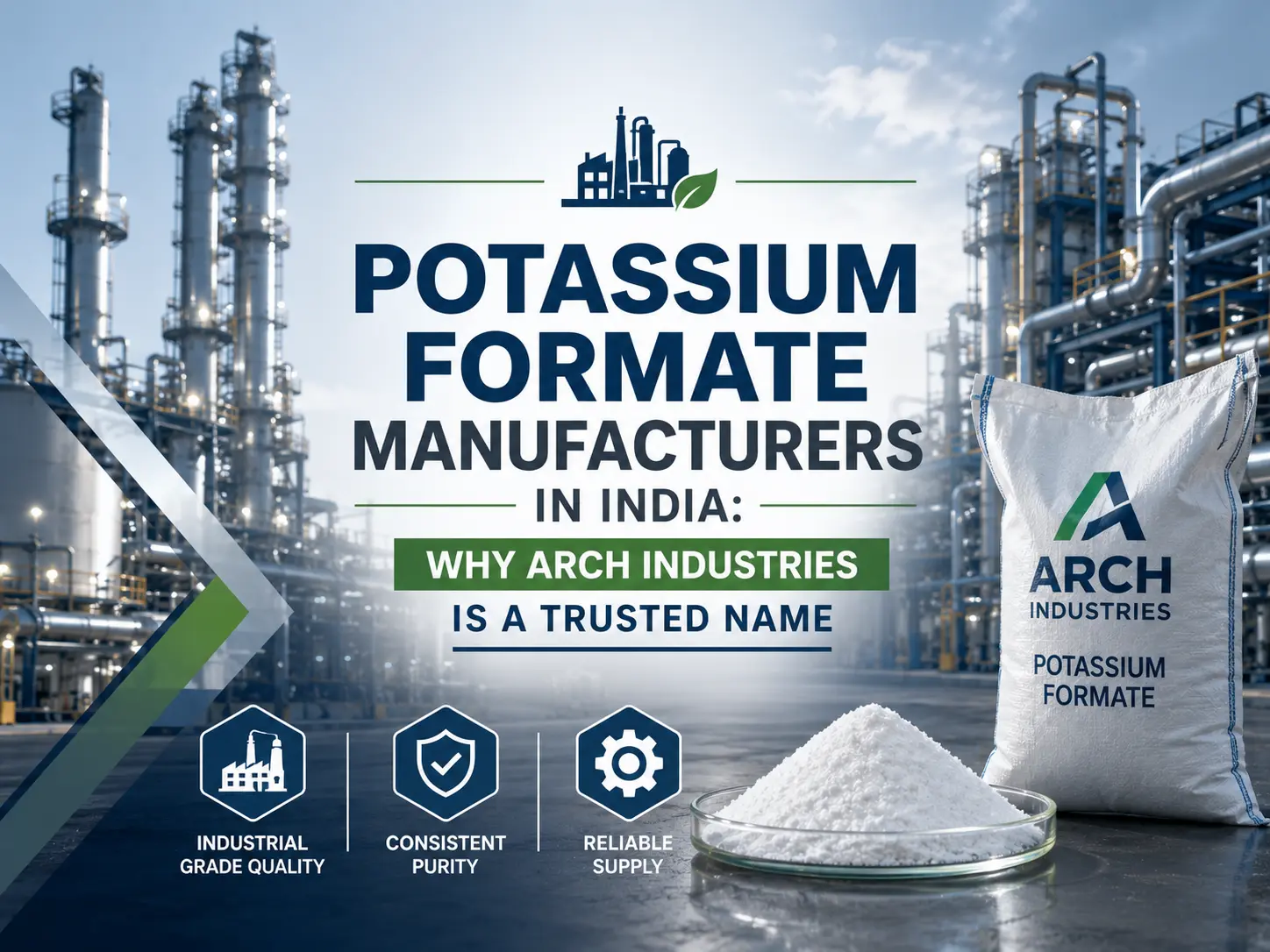 Arch Industries, one of the trusted Potassium Formate Manufacturers in India, supplying premium-quality products.